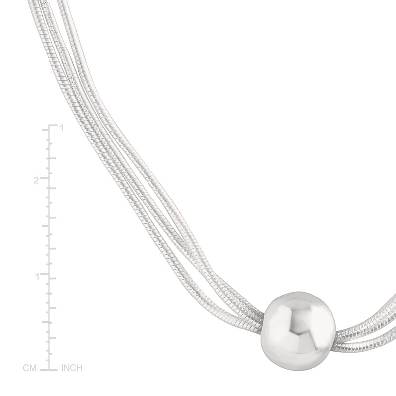 Silpada 'Thoreau' Multi-Strand Bead Necklace in Sterling Silver, 16'' - Image 5